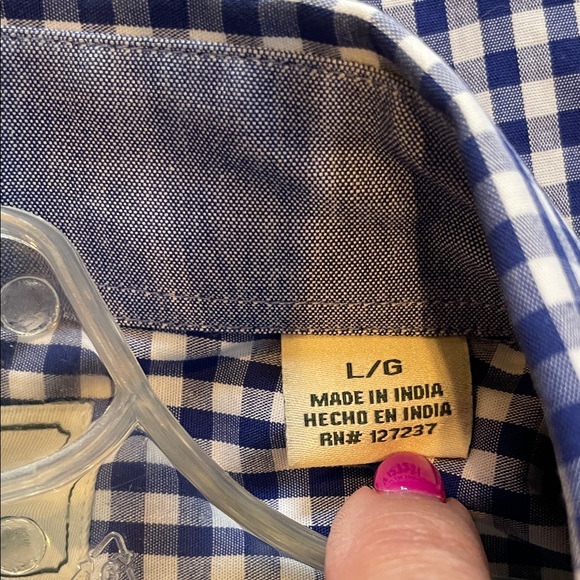 Classic Blue checkered shirt - Picture 4 of 6